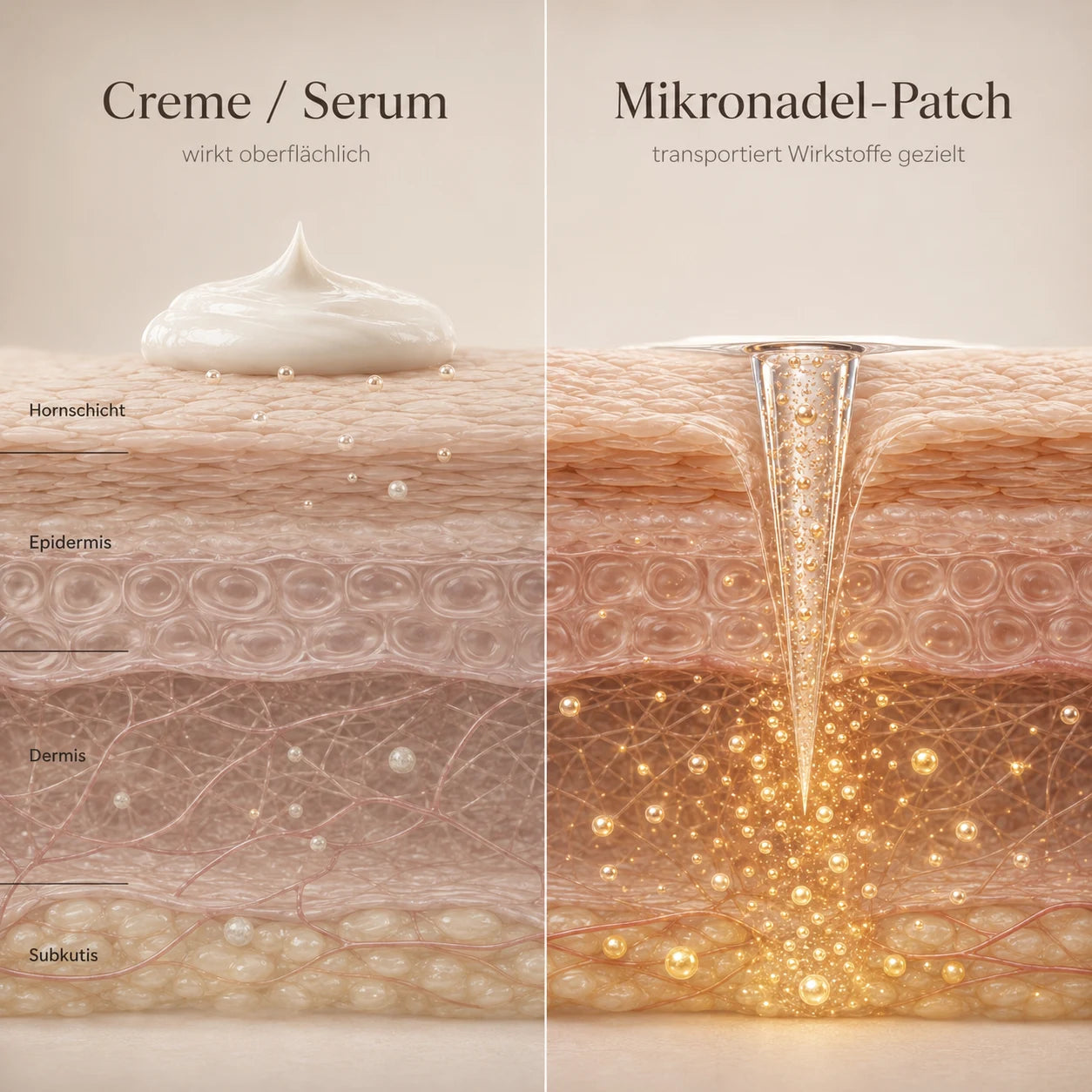 Das Microneedling Augen Patch