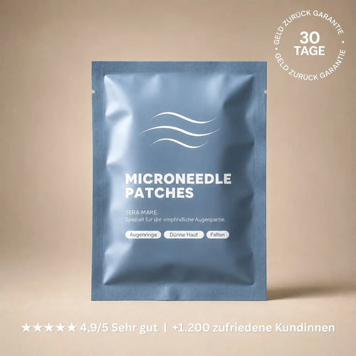 Sera Mare Microneedle Patches Verpackung: Augenringe, Dünne Haut, Falten - 30 Tage Geld-zurück-Garantie